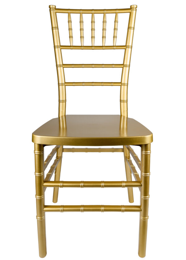 Gold ToughResin Chiavari Chair CCRG-MONO-AX-T