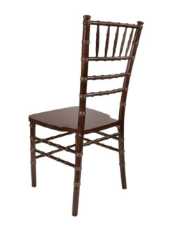 Mahogany ToughResin Mono-Frame Chiavari Chair by Chivari CCRM-MONO-AX-T Side