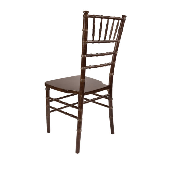 Mahogany ToughResin Mono-Frame Chiavari Chair by Chivari CCRM-MONO-AX-T Side