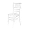 White ToughResin Mono-Frame Chiavari Chair - 48 Unit Bundle by Chivari CCRW-MONO-AX-T-1 Back