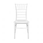 Chair Chiavari BasicResin™ White SG Series CCPW SG T Front
