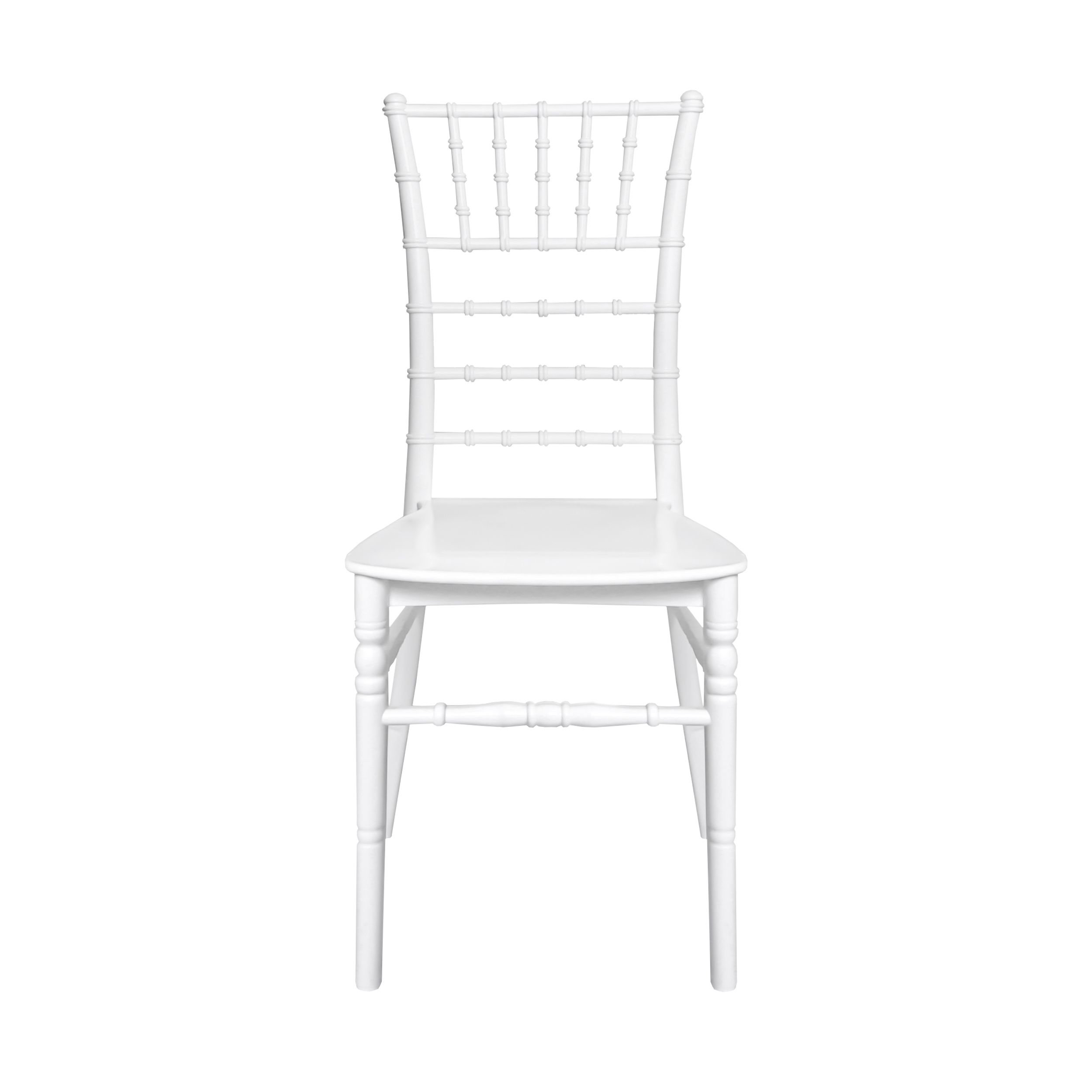 Chair Chiavari BasicResin™ White SG Series CCPW SG T Front
