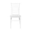 Chair Chiavari BasicResin™ White SG Series CCPW v22 SG T front