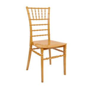 Gold BasicResin Chiavari Chair by Chivari CCPG-V22-SG-T Right