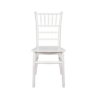 White BasicResin Chiavari Chair CCPW-SG-T