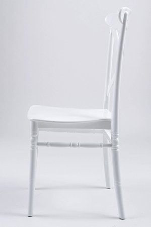 white crossback chair c