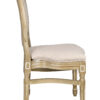 Louis Pop Wood – Fabric Back & Seat, Color: Antique Distressed by Chivari CLPWANTIQ-ZG-T