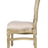 Louis Pop Wood – Fabric Back & Seat, Color: Antique Distressed by Chivari CLPWANTIQ-ZG-T