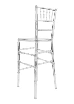 Clear Resin Chiavari Barstool by Chivari BCRC-ZG-T Back