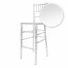 Barstool Chiavari Resin Pro Clear Unassembled Z Series BCRC ZG T Chair Swatch