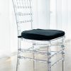 Clear Chiavari Chair with optional cushion. (Cushion sold separately.)