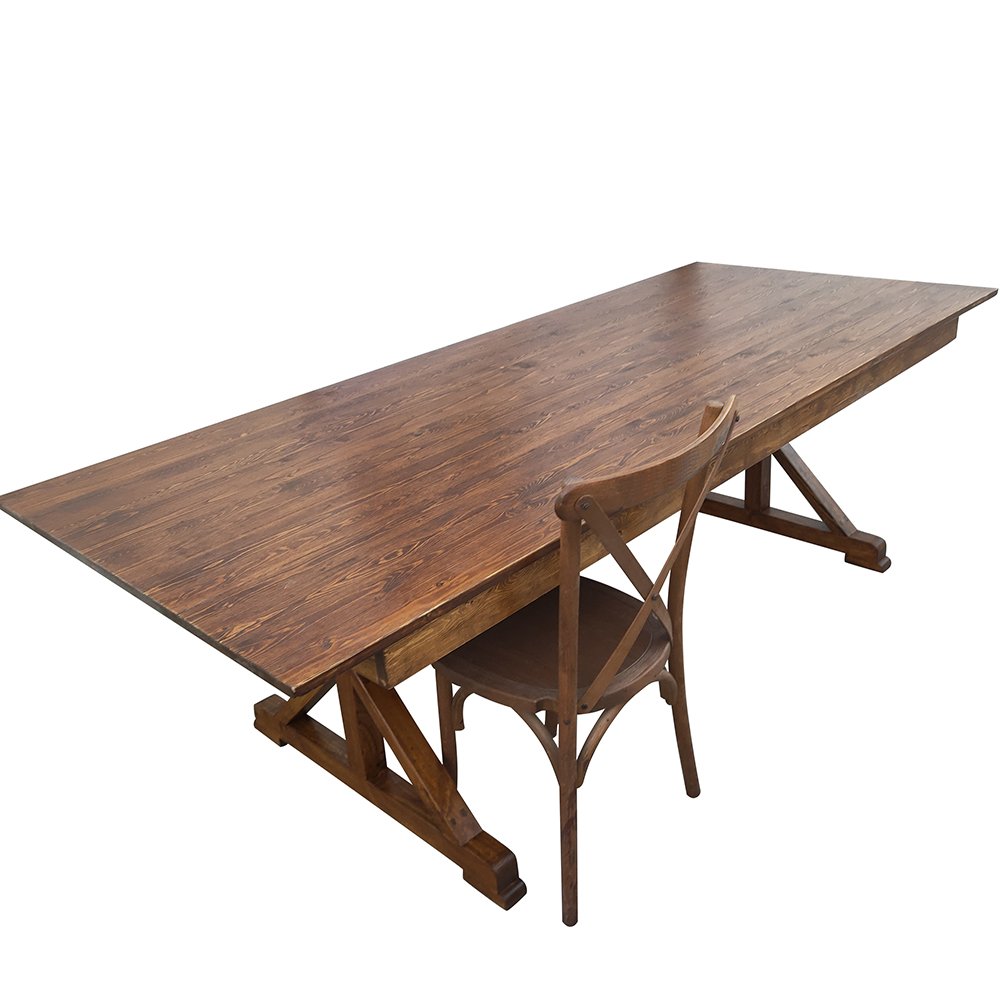 crossleg wood table b
