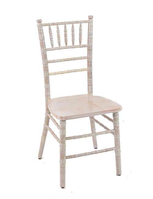 White Distressed ToughWood Chiavari Chair