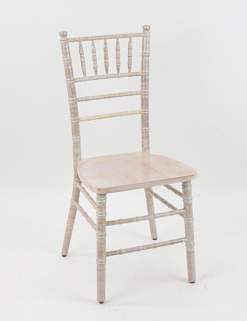 White Distressed ToughWood Chiavari Chair