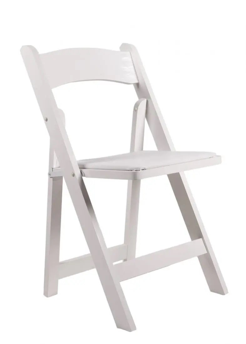 Chair Folding Resin - White CFRW-KN-T Right (K Series)