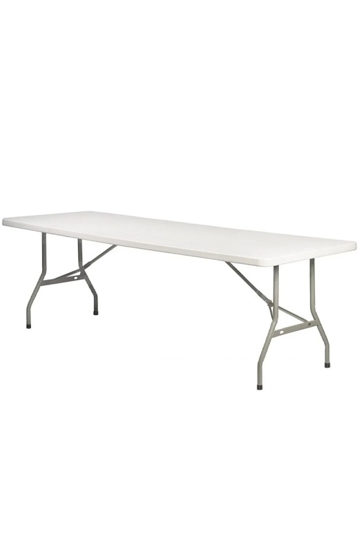 96"x30" Rectangle "Heavy Duty" High Density Plastic Folding Banquet Table