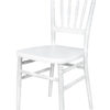 White Steel Skeleton Resin Napoleon Chair CNRW-STEEL-CX-T