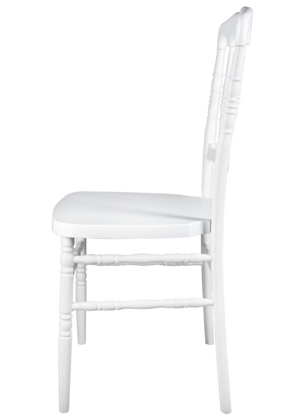 White Steel Skeleton Resin Napoleon Chair CNRW-STEEL-CX-T