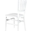 White Steel Skeleton Resin Napoleon Chair CNRW-STEEL-CX-T