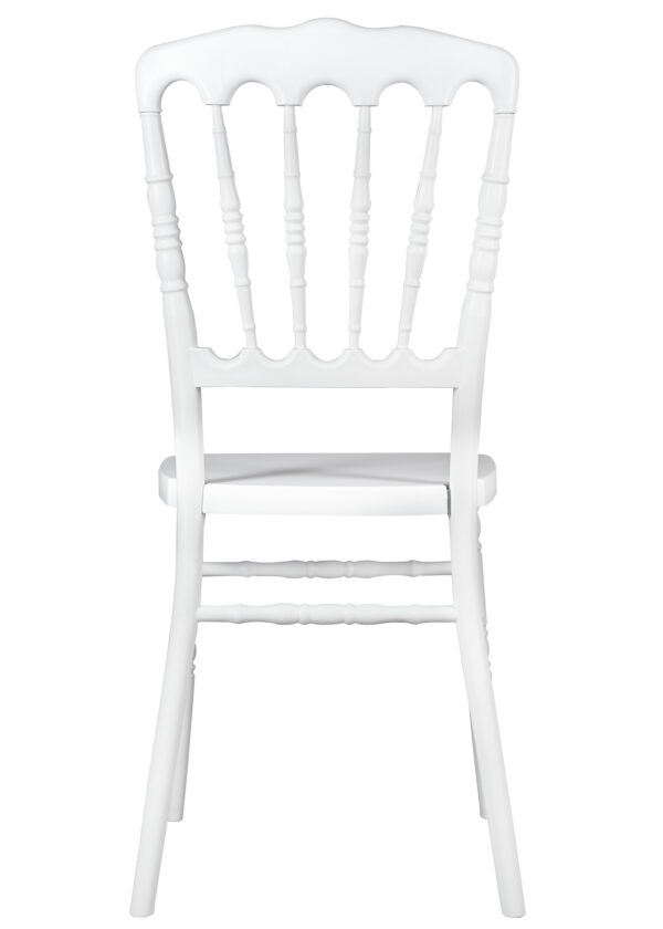 White Steel Skeleton Resin Napoleon Chair CNRW-STEEL-CX-T