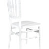 White Steel Skeleton Resin Napoleon Chair CNRW-STEEL-CX-T