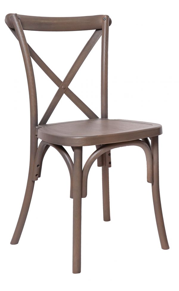 Chair Crossback Resin Gray Z Series CXRG ZG T Right 1