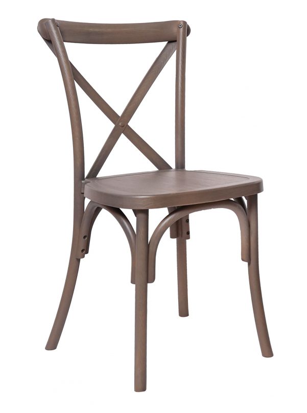 Chair Crossback Resin Gray Z Series CXRG ZG T Right