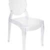 Clear Resin Sophia Ghost Chair 45 CGRS-ZG-T