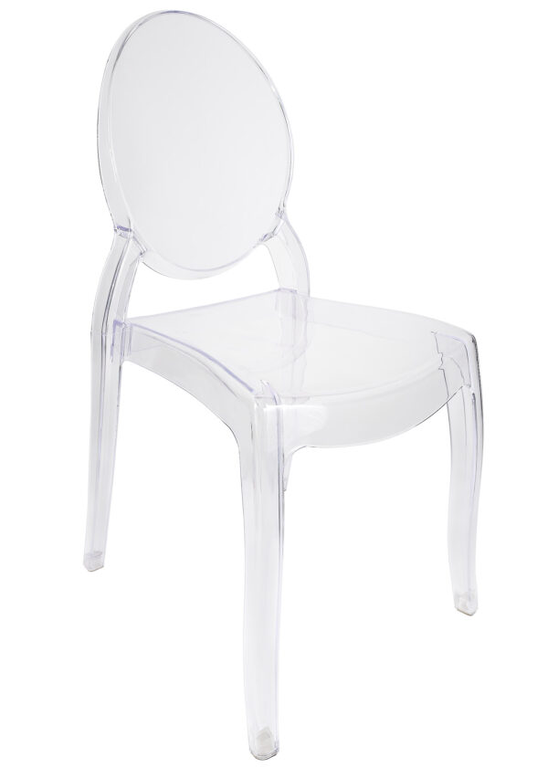 Clear Resin Sophia Ghost Chair 45 CGRS-ZG-T