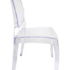 Clear Resin Sophia Ghost Chair right CGRS-ZG-T