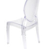 Clear Resin Sophia Ghost Chair left3 CGRS-ZG-T