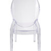 Clear Resin Sophia Ghost Chair Back CGRS-ZG-T