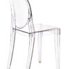 Clear Resin Oval Back Victoria Ghost Chair CGRVC-ZG-T