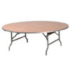 Kids 4 Foot (48″) Round Heavy Duty Plywood Folding Banquet Table TPLYRD48M-KID-AX-T