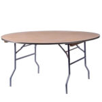 Round Wood Banquet Tables