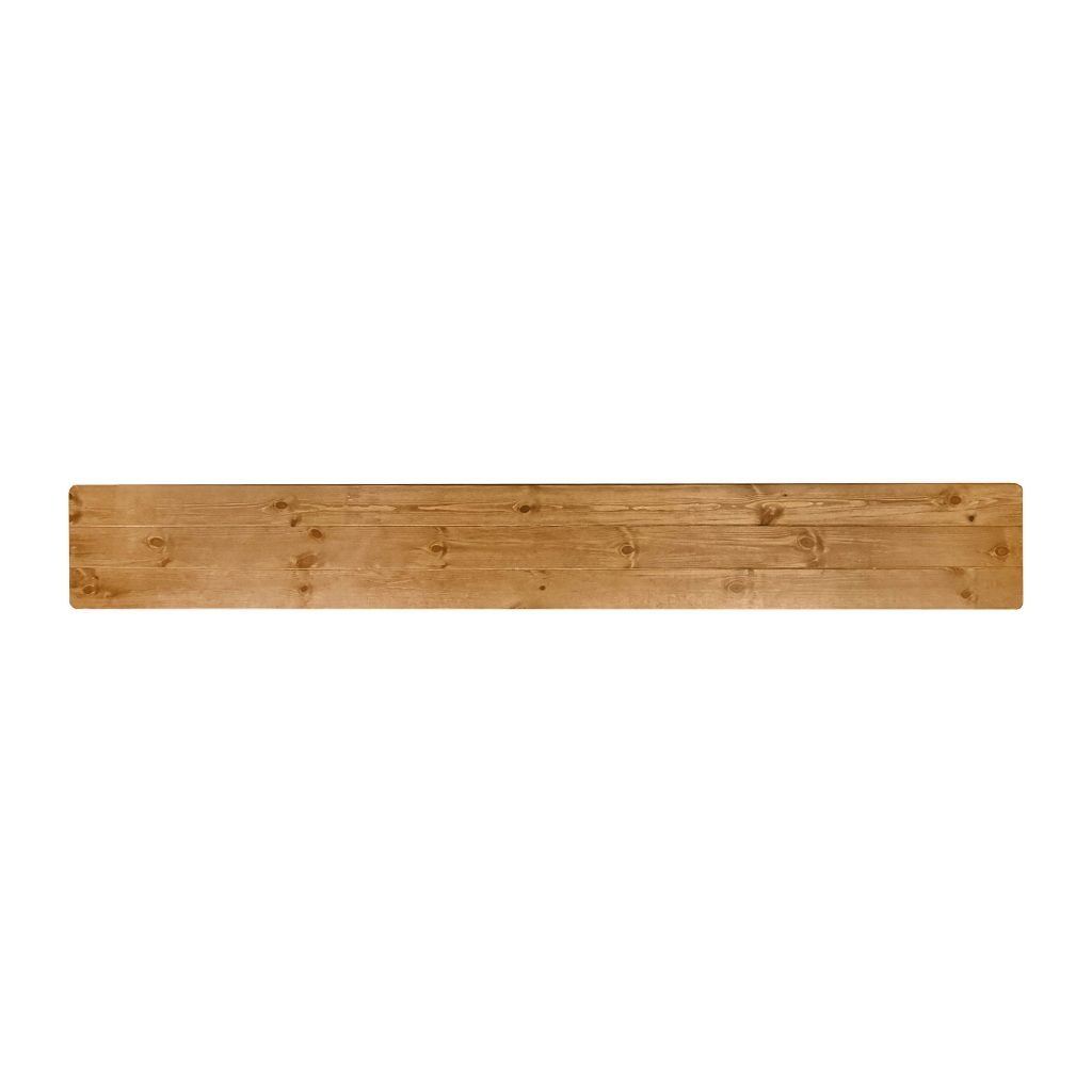 Bench for Farm Table Rectangle 96x12 Color Chestnut A Series TFARM BENCH 9612 CHESTNUT AX T Top