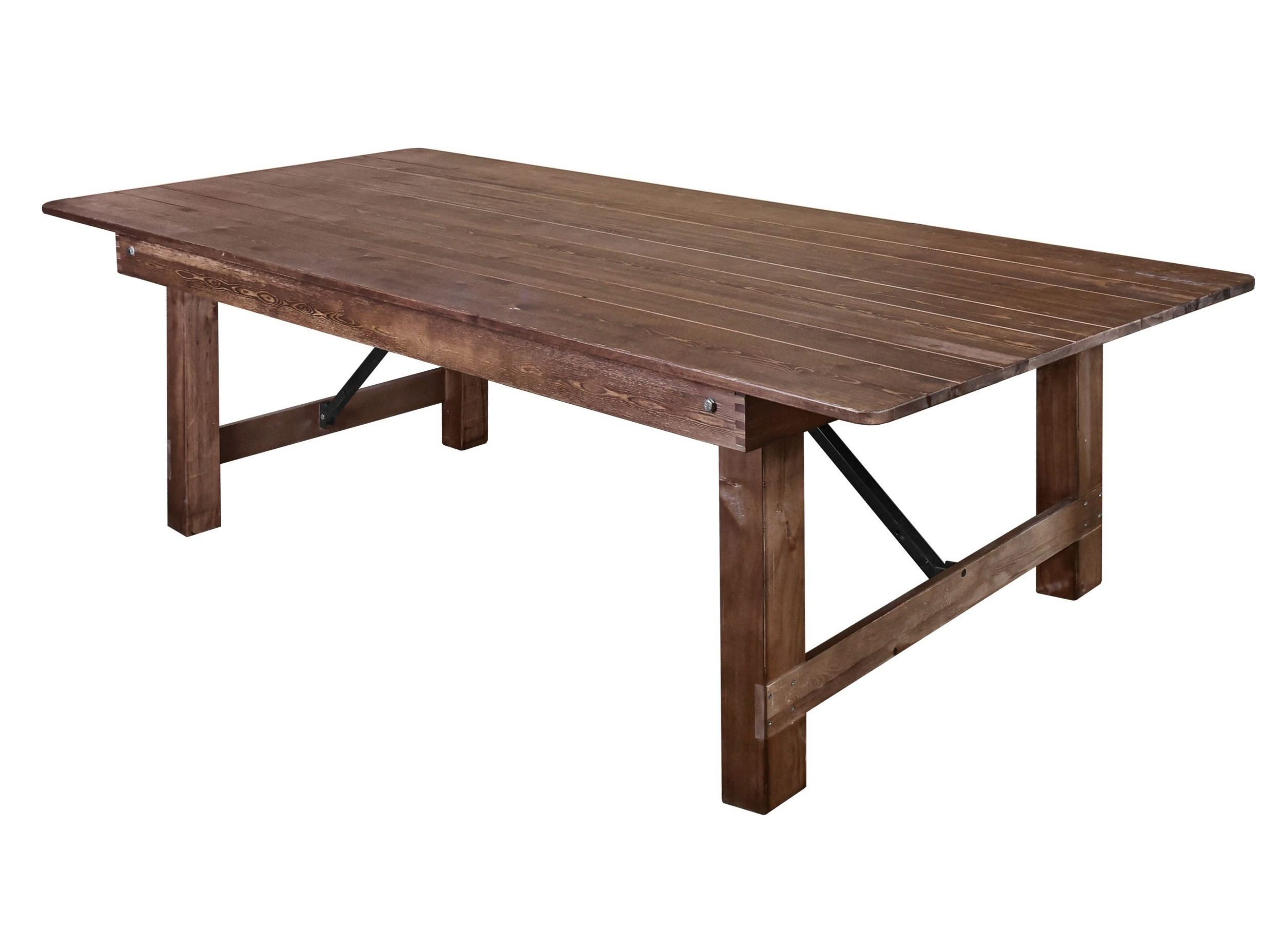 Table Farm Table Rectangle 96x40 Straight Leg Color Fruitwood A Series TFARMRT9640 FRUITWOO S LEG AX T Right