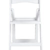 White Resin Folding Chair, 650 lbs Weight Capacity CFRW-CX-T