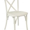 Chair Crossback Resin White Distressed Steel Core C Series CXRWD STEEL CX T Right