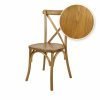 Chair Crossback Wood Chestnut BH Series CXWC BH T Chair Swatch