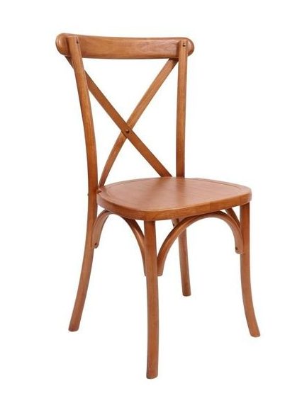 Chair Crossback Wood Chestnut Z Series CXWC ZG T Right