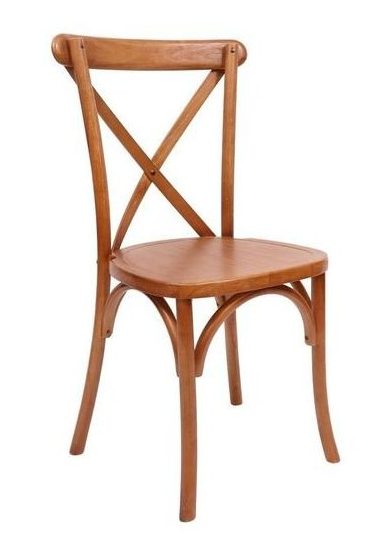 Chair Crossback Wood Chestnut Z Series CXWC ZG T Right