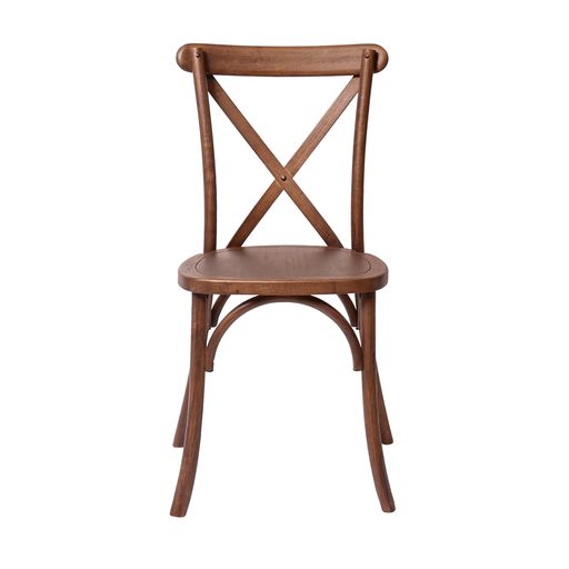 Chair Crossback Wood Fruitwood B Series CXWF BH T Front