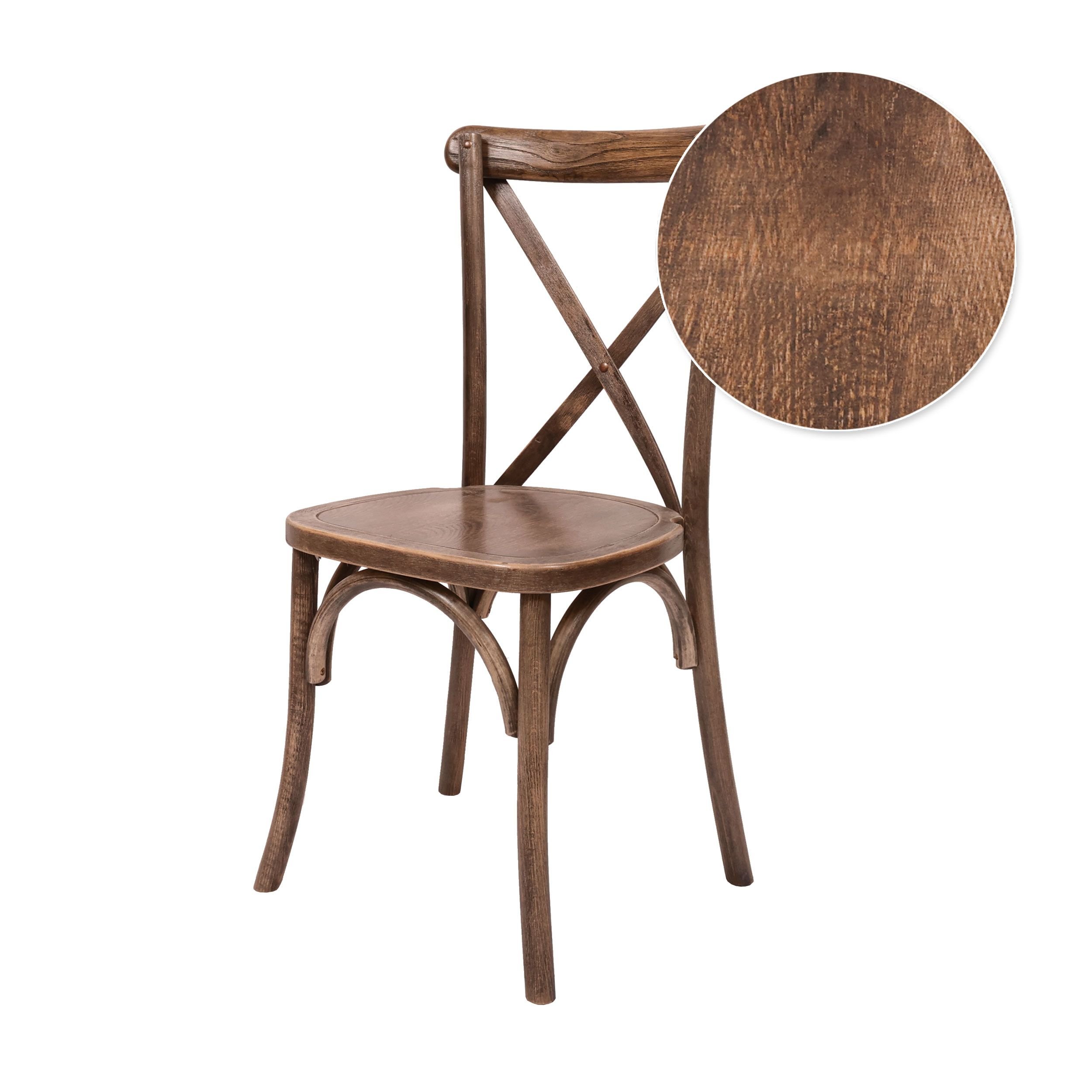 Chair Crossback Wood Fruitwood Z Series CXWF ZG T Chairs Swatch
