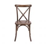 Chair Crossback Wood Fruitwood Z Series CXWF ZG T Front