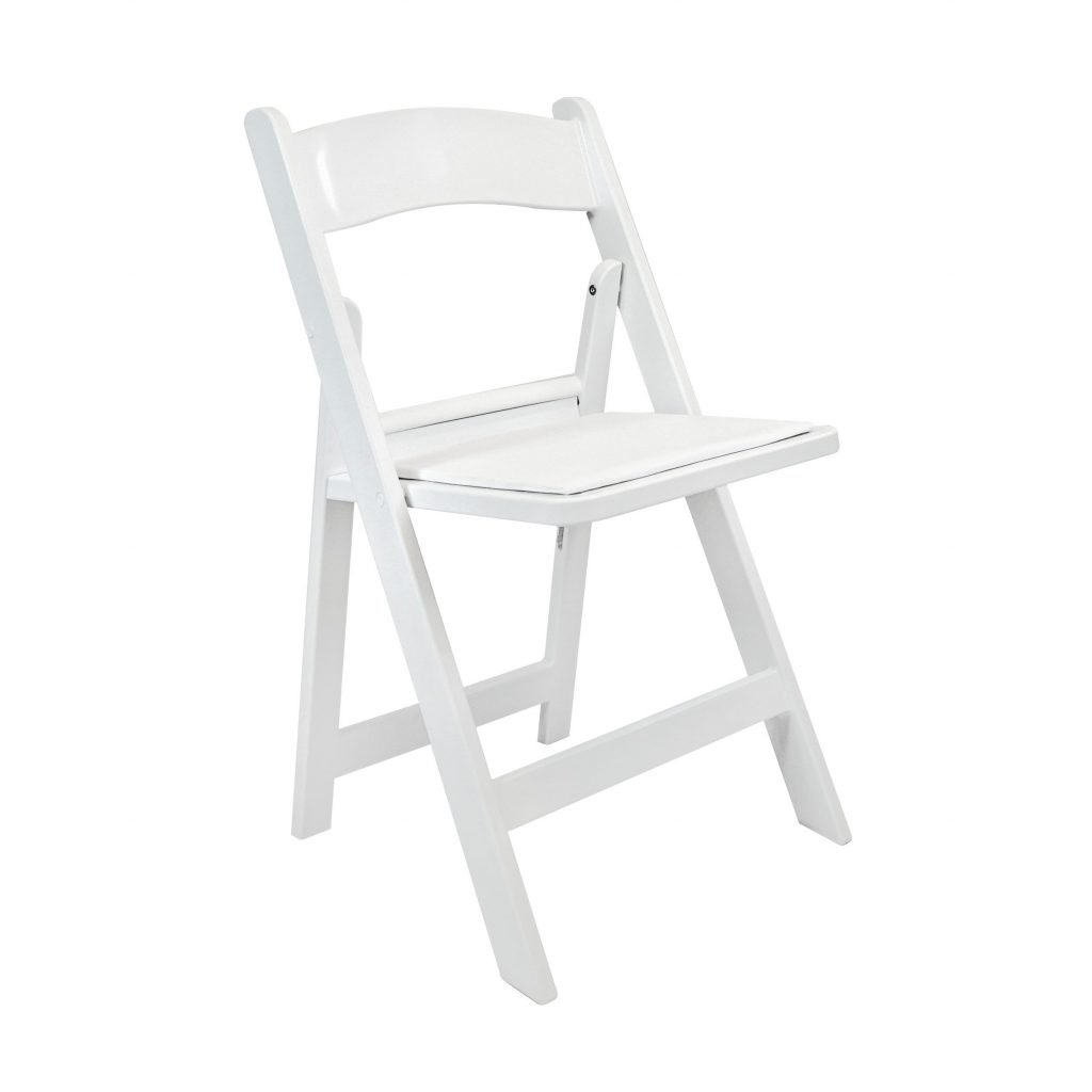 Chair Folding Resin White A Series CFRW AX T Right