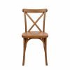 Chair Resin Crossback Chestnut Steel Core CXRC STEEL CX T Front