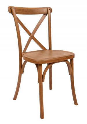 Chair Resin Crossback Chestnut Steel Core CXRC STEEL CX T Right