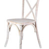 Ivory Distressed ToughWood Cross Back Chair Left1 CXWID-562-ZG-T