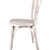 Ivory Distressed ToughWood Cross Back Chair Left2 CXWID-562-ZG-T